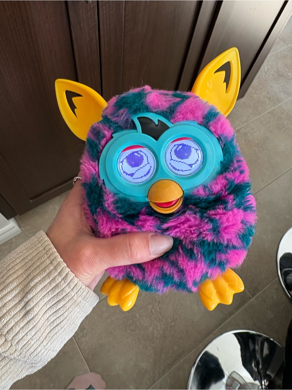 Vintage Furby Original 1999 Rare Purple Blue Neon RARE PA-282 WORKING